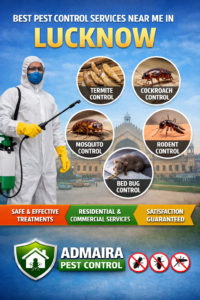 Looking for the Best Pest Control Services Near Me in Lucknow? Admaira Pest Control offers safe, affordable & expert pest control solutions for homes & businesses.
