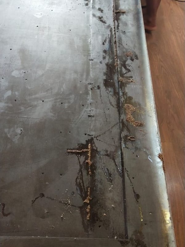 Professional termite treatment service in progress gallery