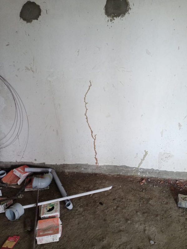 Professional termite treatment service in progress gallery