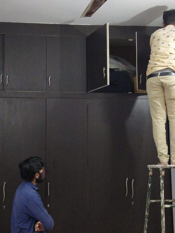 Professional termite treatment service in progress gallery